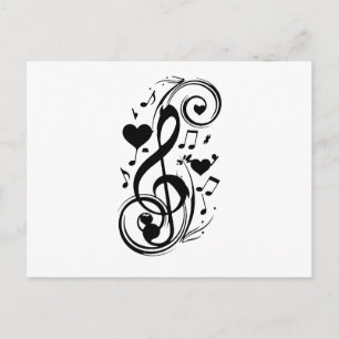 Love Note,Forever Yours_ Postcard