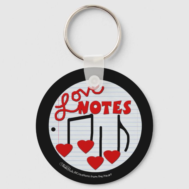 Love Note musical Keychain (Front)
