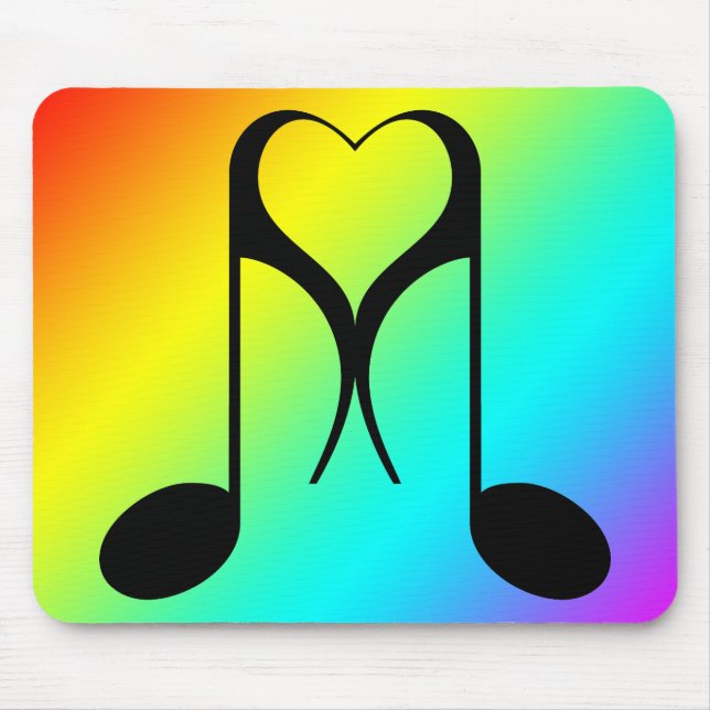 love notes : 8th note : mouse pad (Front)