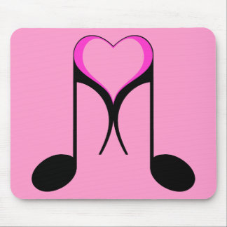 love notes : 8th note : mouse pad