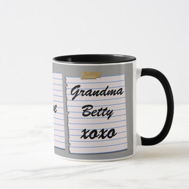 Love Notes For Grandma Mug (Right)