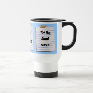 Love Notes For My Aunt Travel Mug