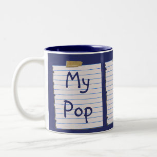 Love Notes For Pop Two-Tone Coffee Mug