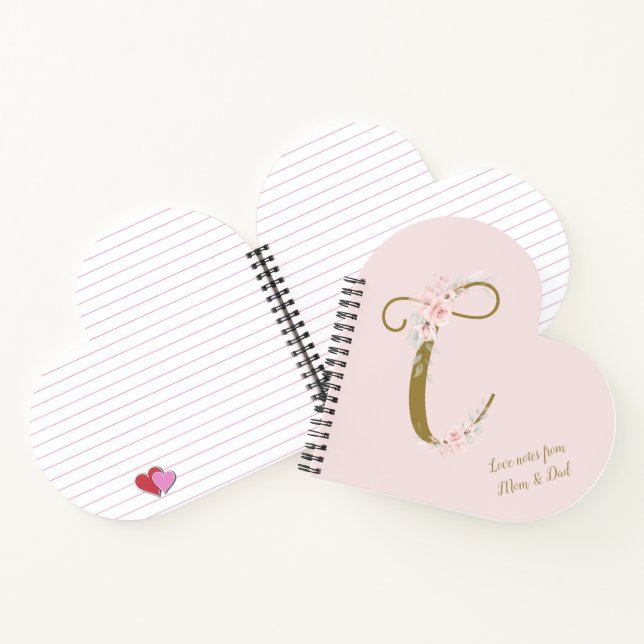 Love Notes From Mom & Dad Little Miss Baby Notebook (Inside)