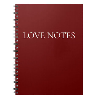 Love Notes Notebook