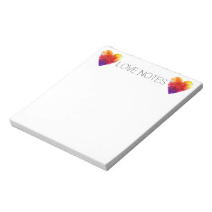 Love Notes Rainbow Notepad