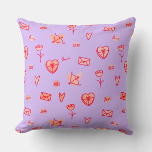  Love Notes & Sweet Treats Valentine's Throw Pillo Pillow