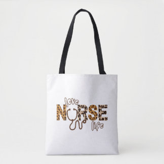 Love Nurse Life Cheetah 3 Tote Bag