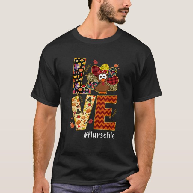  Love Nurse Life Unisex Adults Kids Nurses Familie T-Shirt (Front)