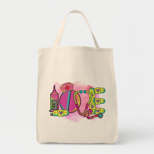 LOVE Nurse Tote Bag (Front)