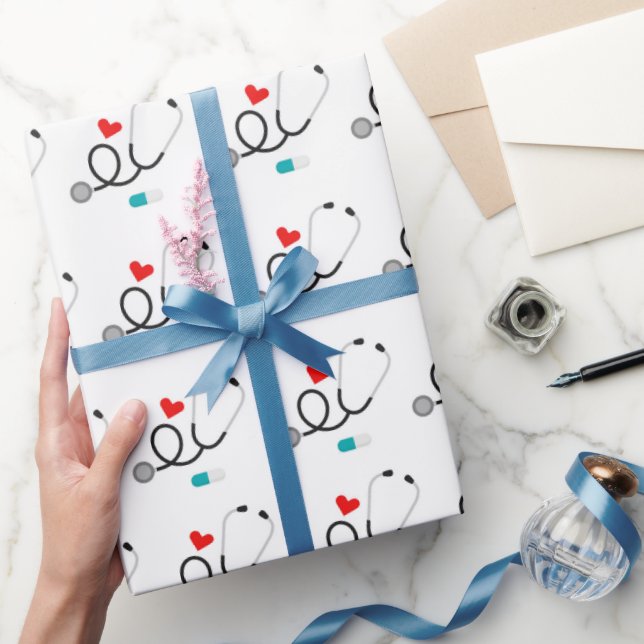 Love Nursing party fun wrapping paper (Gifting)