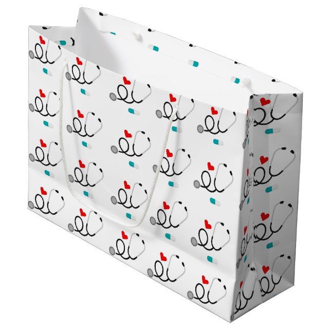 Love Nurve Medical motif sac de fête (Devant Angle)
