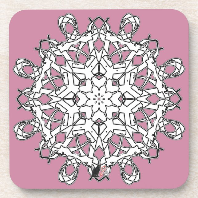 Love Octa Glyph Dawn Dessous de verre (Devant)
