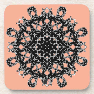 Love Octa Glyph Dusk Coaster