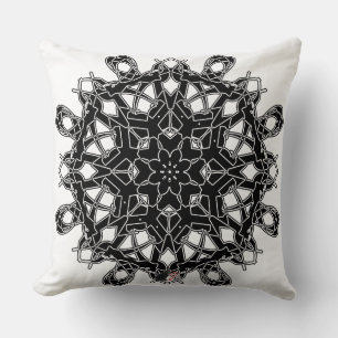 Love Octa Glyph Throw Pillow