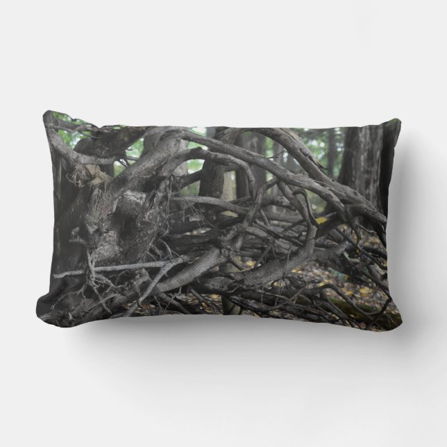 Love of a Fallen Tree Lumbar Pillow (Front)