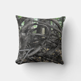 Love of a Fallen Tree Throw Pillow