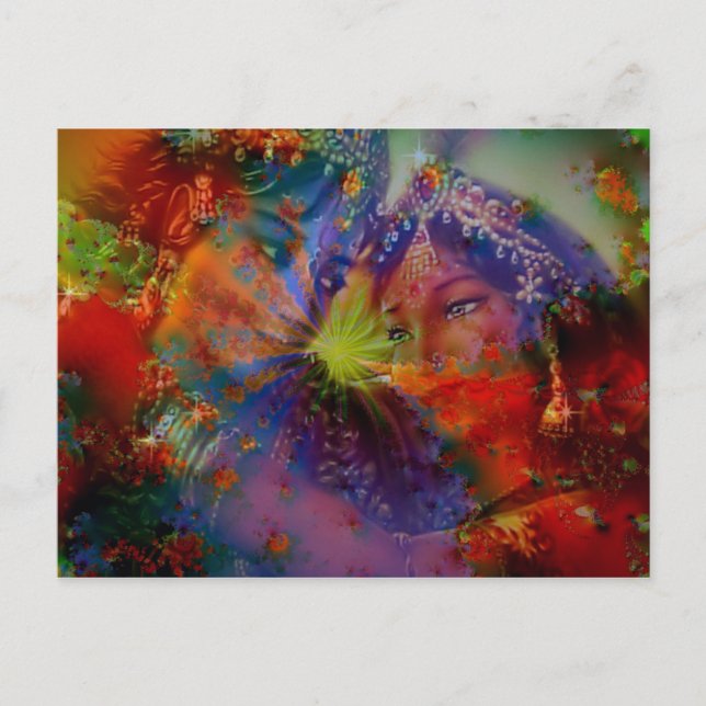 Love of a God and Goddess Postcard (Front)