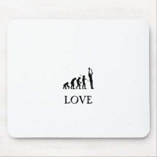 Love of basketball mouse pad