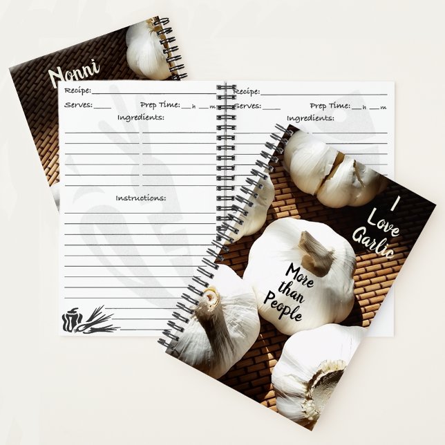 Love of Garlic  Photographic Recipe Notebook (Creator Uploaded)