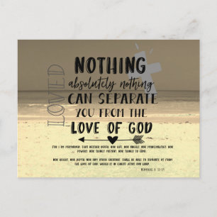 Love of God Quote and Scripture Postcard