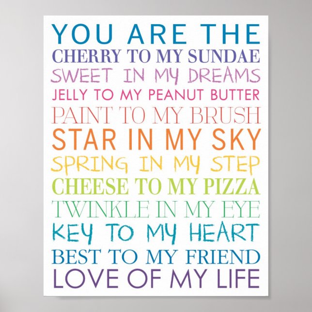 Love of my Life Poster Print (Front)