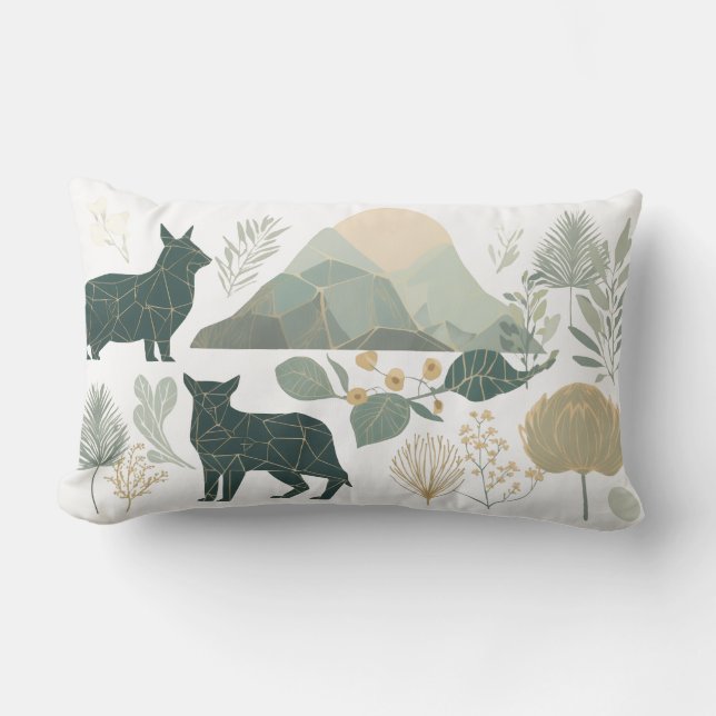 Love of Nature Lumbar Pillow (Front)