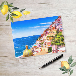 Love Of Positano Italy Postcard