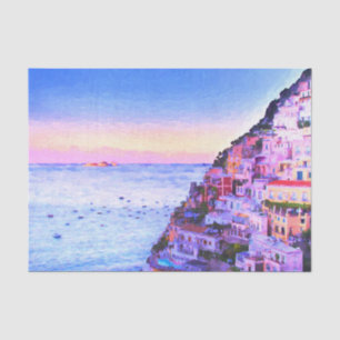 Love Of Positano Italy Sunset Tissue Paper