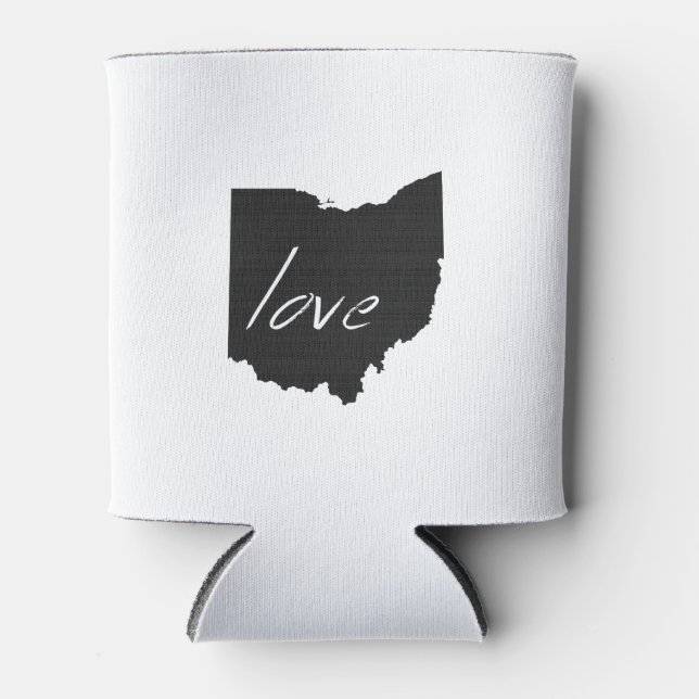 Love Ohio Can Cooler (Front)