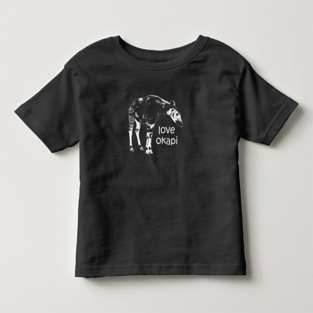 Love Okapi   Toddler T-shirt (Front)