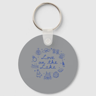 Love On Lake Bachelorette 2026 Bridal Party Summer Keychain