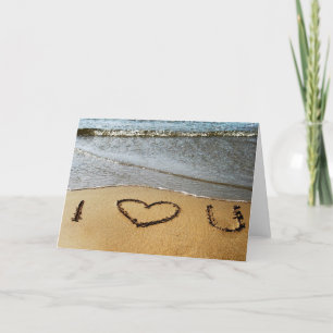 Love On The Beach Greeting Card