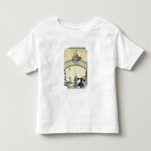 Love on the Bridge, illustration for 'Fetes Galant Toddler T-shirt