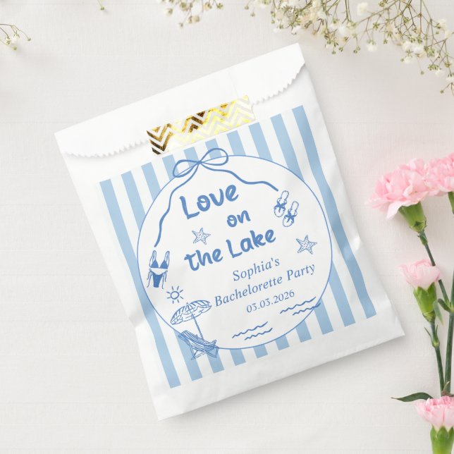 Love On The Lake Bachelorette Party  Favour Bag (Sealed)