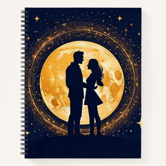 love on the moon notebook (Front)