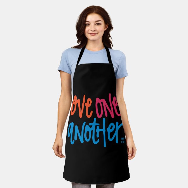 Love one another apron (Worn)