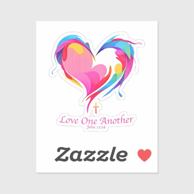 Love One Another Bible Verse John 1334  (Sheet)