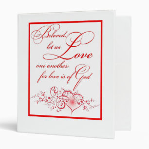 Love One Another Binder Wedding Album