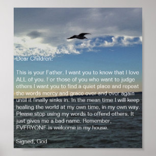 Love One Another by Tom Krause Poster