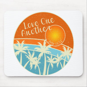 Love One Another Christian Design Mouse Pad