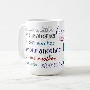 Love one another coffee mug