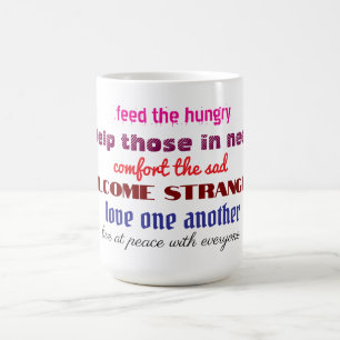 Love one another coffee mug