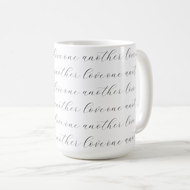 Love one another  coffee mug (Front Right)