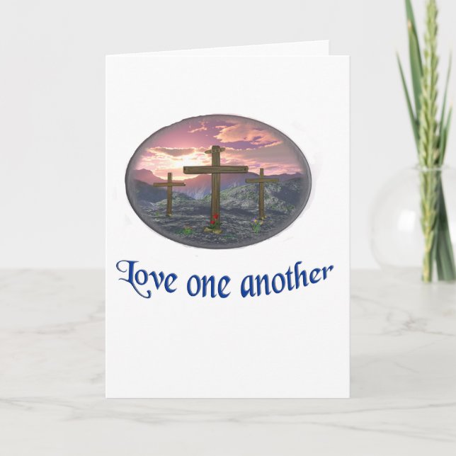 Love one another holiday card (Front)