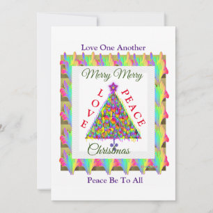 Love One Another Merry Christmas Holiday Card