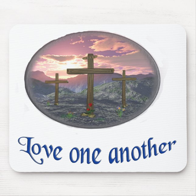 Love one another mouse pad (Front)