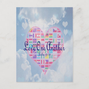 Love One Another Postcard