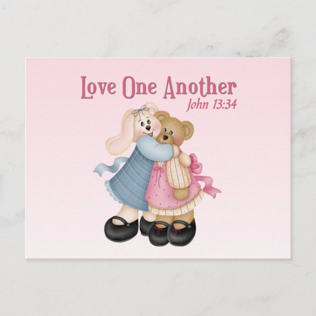 Love One Another Postcard (Front)