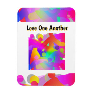 Love One Another Refrigerator Magnet